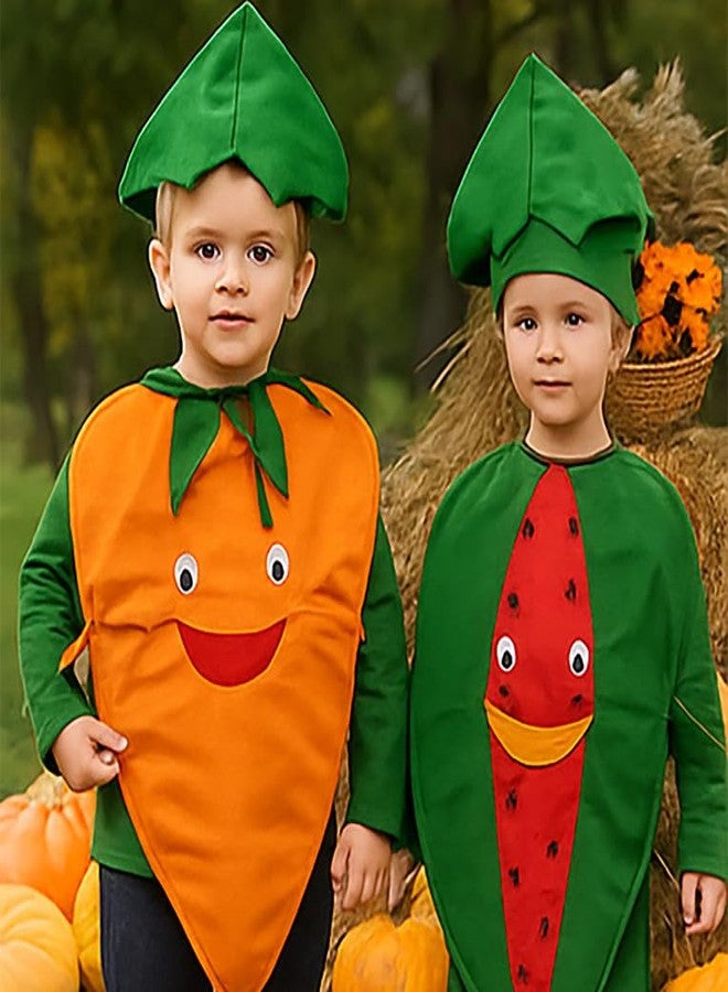 فانسي دريسويل زي تنكري على شكل جزرة من فانسي دريس ويل للأطفال | مقاس حر من 2 إلى 10 سنوات | مناسب للفعاليات المدرسية، ومسابقات الأزياء التنكرية، والحفلات ذات الطابع الخاص - Image 5